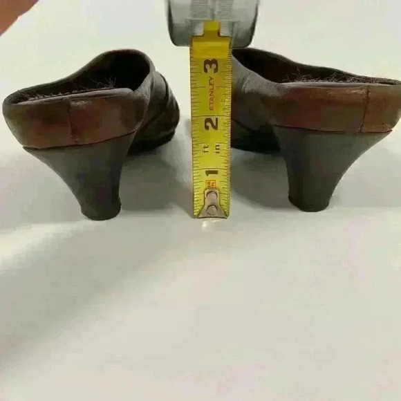 Nurture by Lamaze Fawn slip-on clog heel Brown Leather Women size 7 - Picture 6 of 7